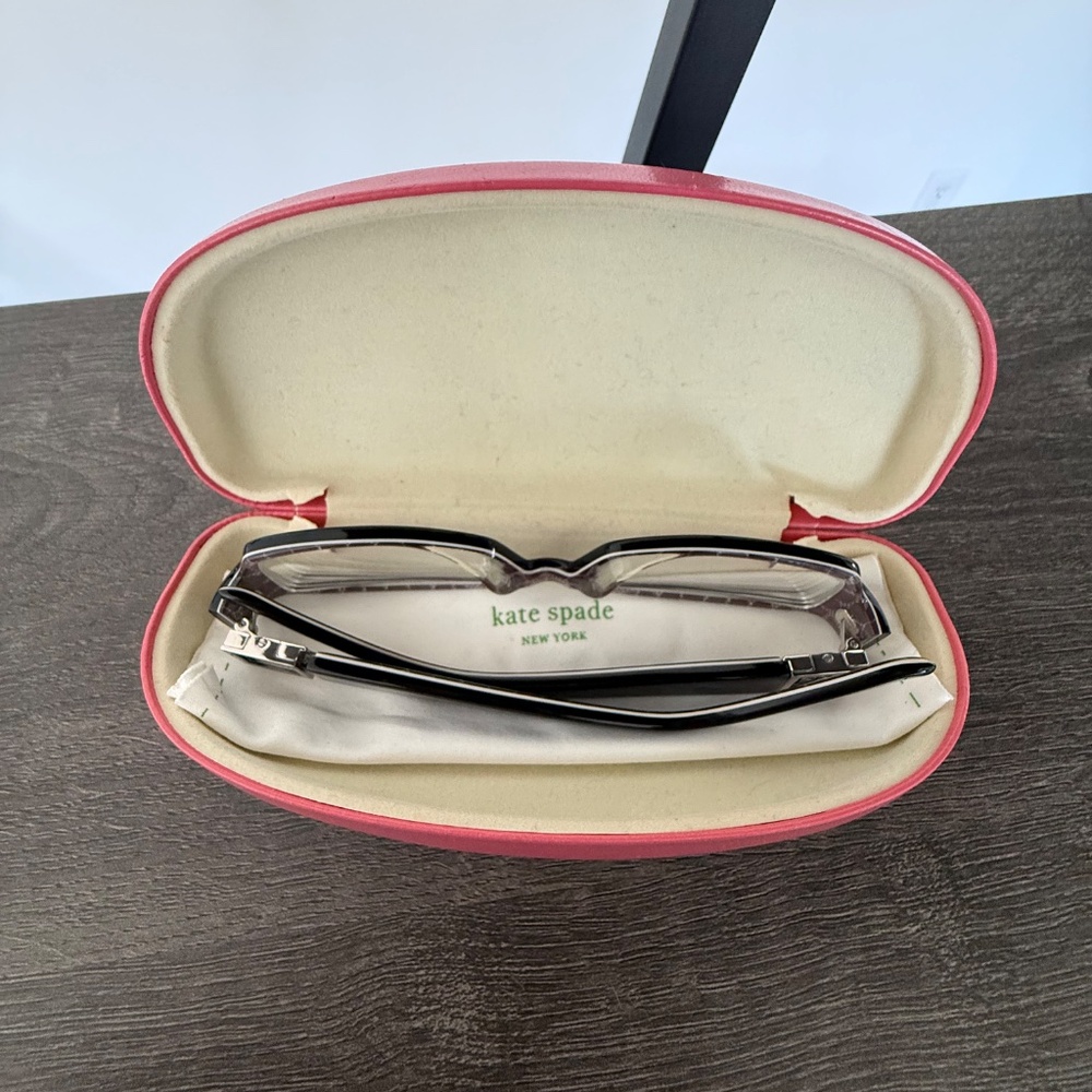 Kate Spade Florence J0JDH Eyeglass Frames w/Pink Case and Cloth - Picture 16 of 16